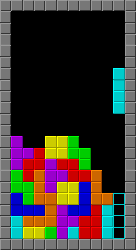 Standard Tetris game